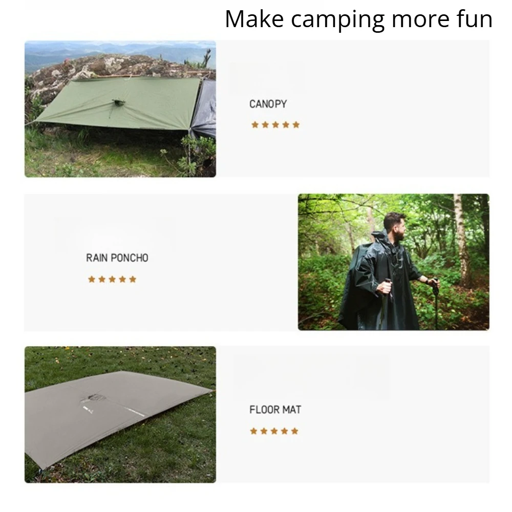 2026 For Camping Hiking 3-in-1 - Emergency Poncho Rain 评论和价格